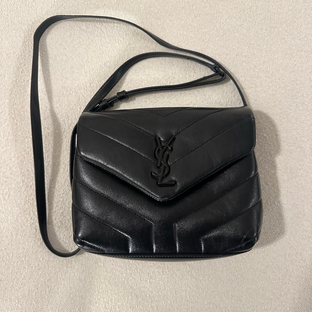 SAINT LAURENT Women's Loulou Toy Quilted Leather Crossbody Bag